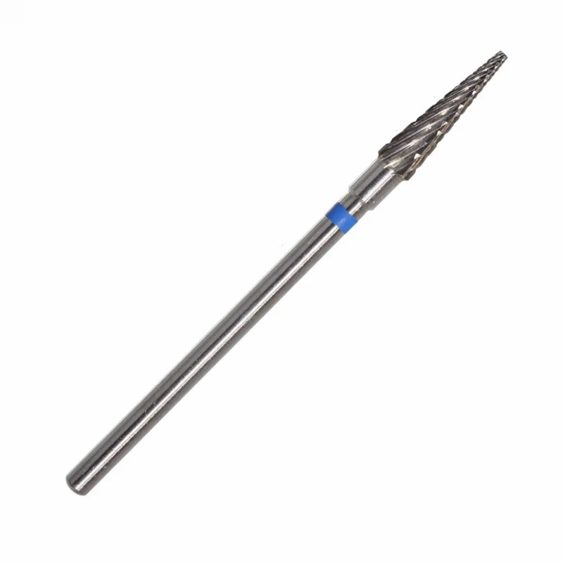 Fräseraufsatz Hartmetall (blau) mittel in Größen: 3,5mm bis 5,0mm von KMIZ