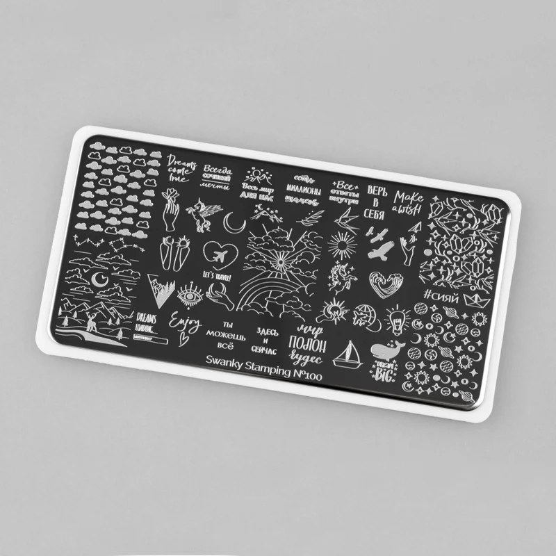 Stamping Platte Schablone Nr. 100 von Swanky