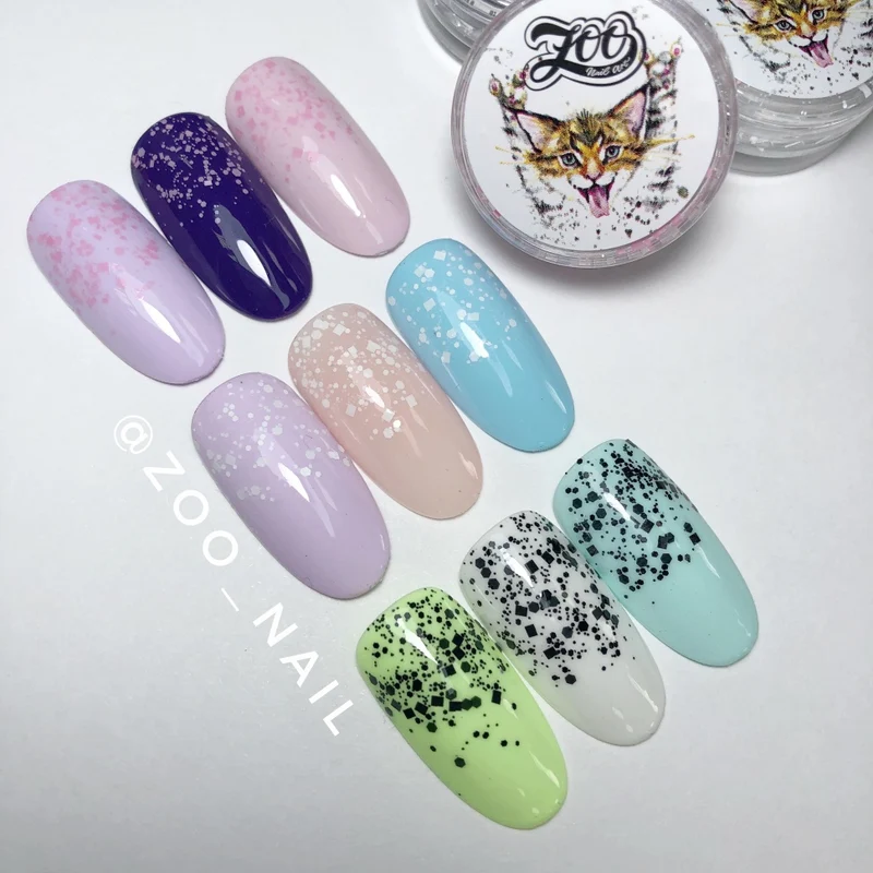 Confetti Folie Crush von ZOO Nail