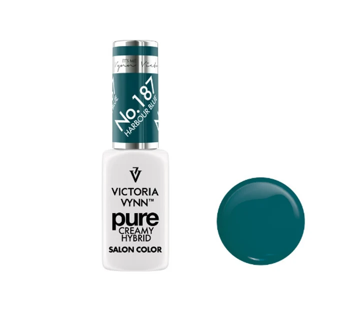 187 Harbour Blue — Gel polish Pure Creamy 8ml VICTORIA VYNN