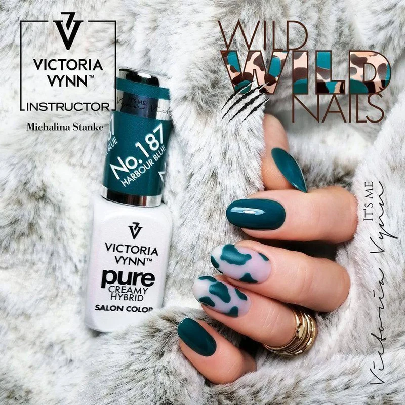 187 Harbour Blue — Gel polish Pure Creamy 8ml VICTORIA VYNN