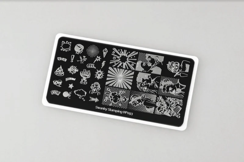 Stamping Platte Schablone Nr. 093 von Swanky