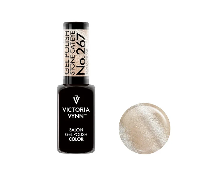 267 Crystal Topaz Stone Cat Eye Gel polish 8ml VICTORIA VYNN