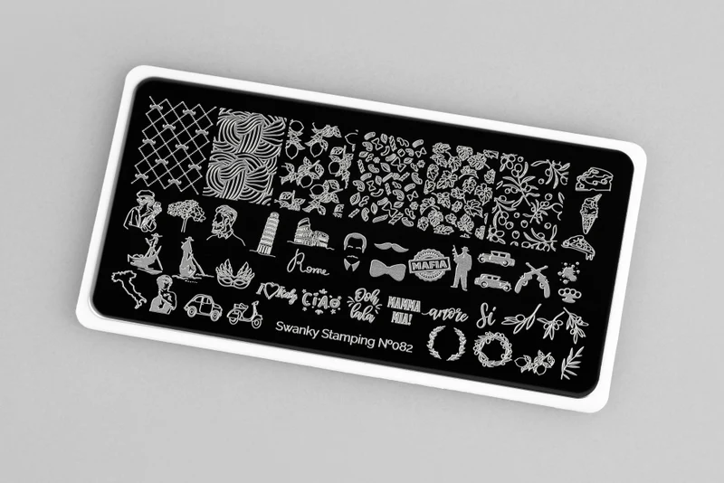 Stamping Platte Schablone Nr. 082 von Swanky