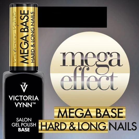 CLEAR — Mega Base (Rubber Base coat) 8-15 ml VICTORIA VYNN