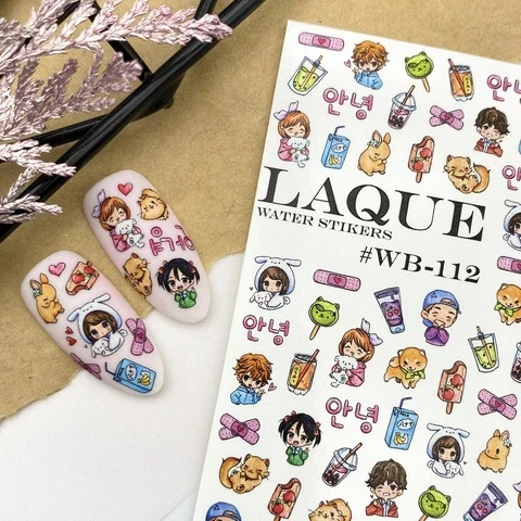Sticker Design WB112 (Wasserlösliche Aufkleber) von Laque