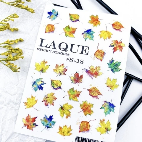 Selbstklebende Sticker S-18 gold von Laque