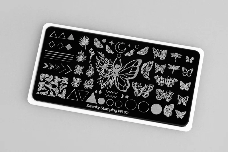 Stamping Platte Schablone Nr. 072 von Swanky