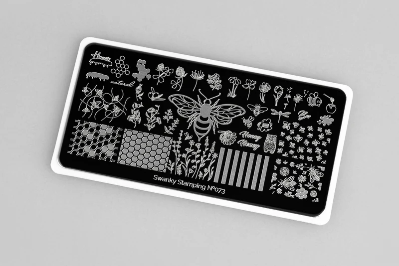 Stamping Platte Schablone Nr. 073 von Swanky