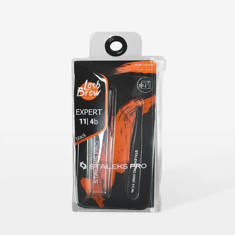 Augenbrauenpinzette EXPERT 11 TYP 4 (schwarz-schmall)