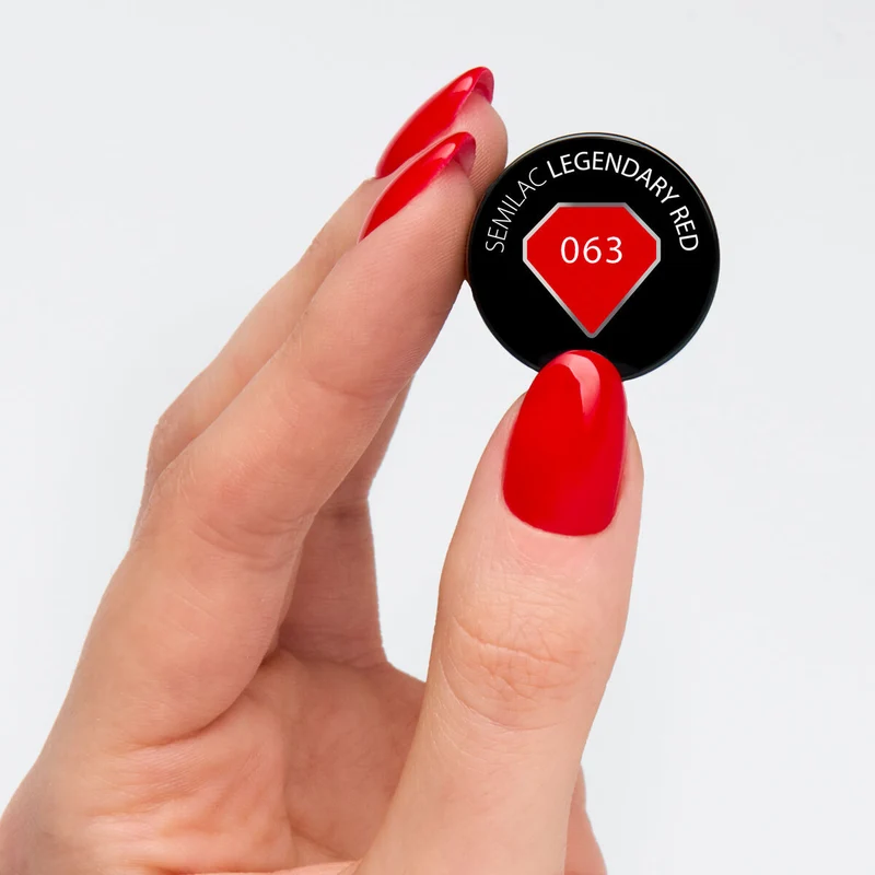 063 Legendary Red - UV Nagellack 7ml Semilac
