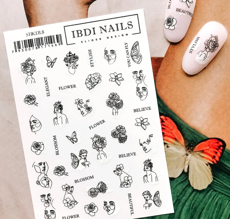 IBDI NAILS STIKER 08