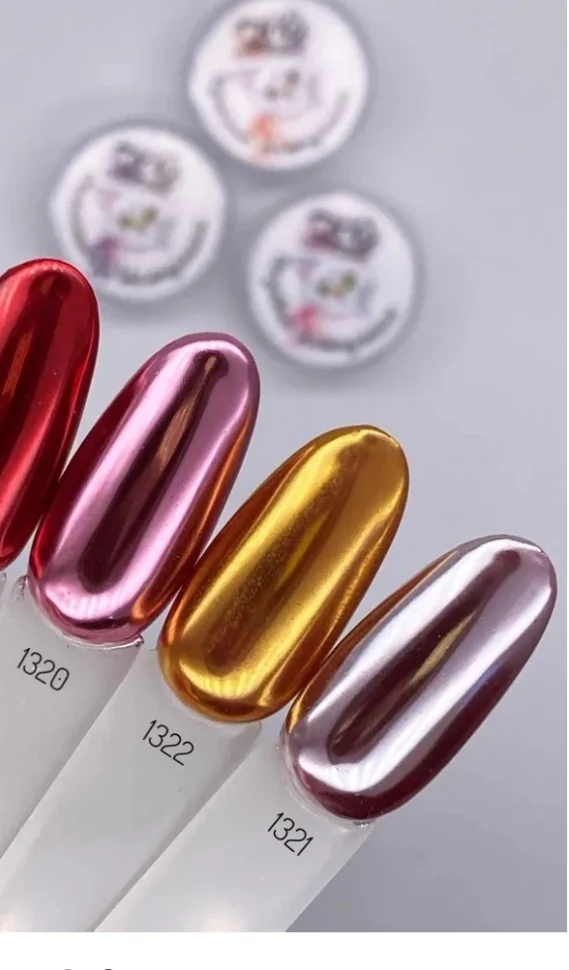 Pigment mit Spiegel Effekt (3 Farben) von ZOO Nail 0,2g