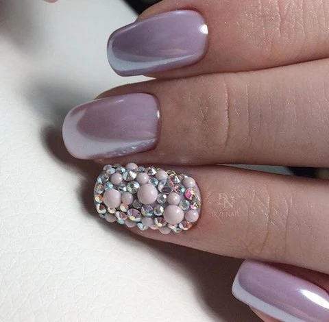 MIX Perlen für Nailart in hellrosa von Laque (verblassen nicht)