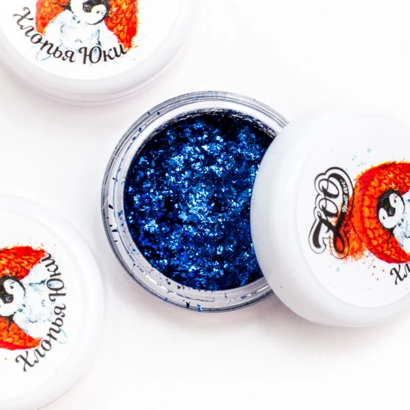 Pigment Flocken mit Metallikeffekt von ZOO Nail Nr. 1264