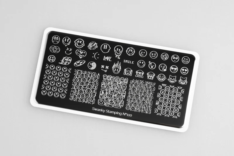 Stamping Platte Schablone Nr. 110 von Swanky