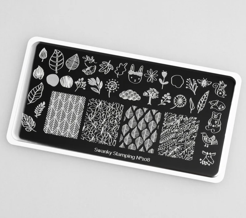 Stamping Platte Schablone Nr. 108 von Swanky