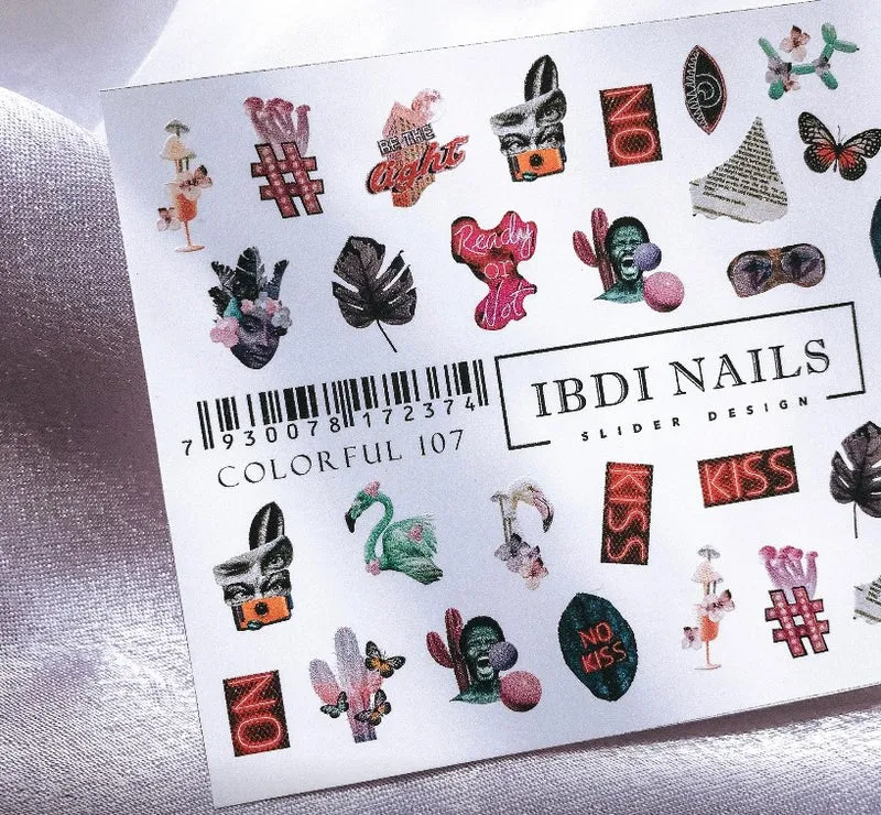 IBDI NAILS COLORFUL 107