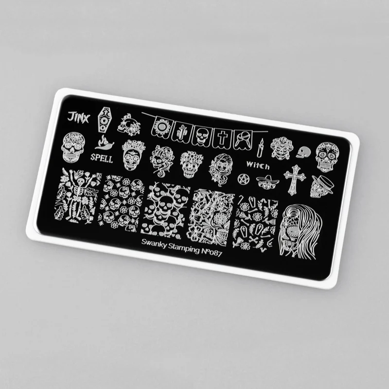 Stamping Platte Schablone Nr. 087 von Swanky