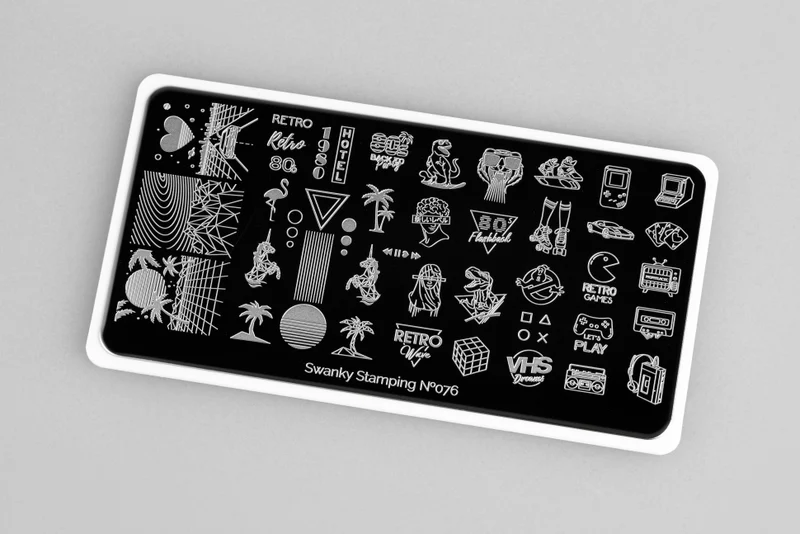 Stamping Platte Schablone Nr. 076 von Swanky