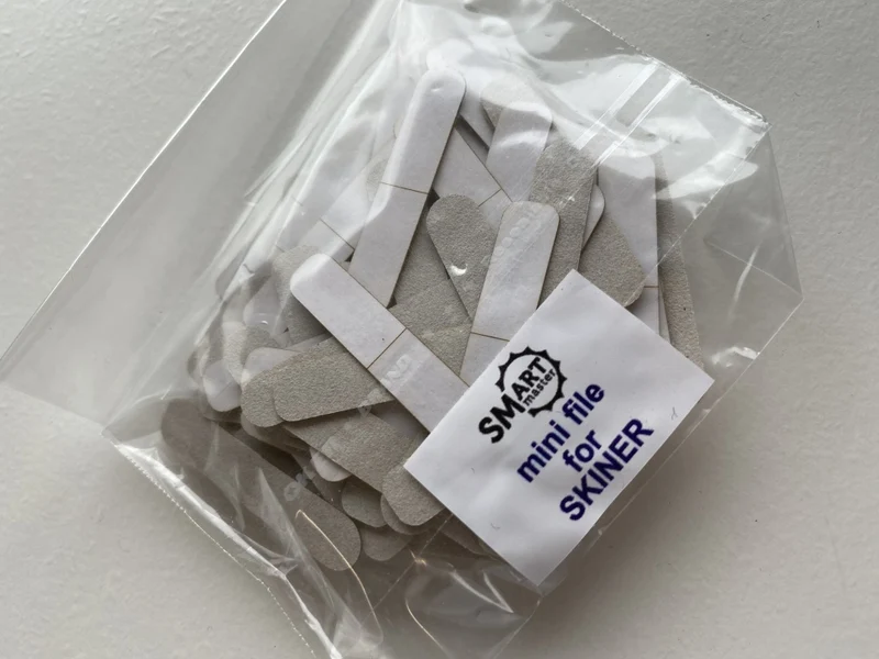 Mini Feilblatt für Zehebearbeitung für SKINNER Untersatz (kann nur gekauft werden bei Vorlage eines Zertifikates IZI MASTER)