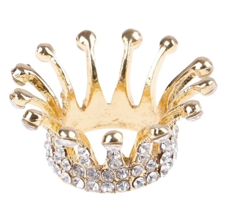 Pinselhalter Krone gold oder silber