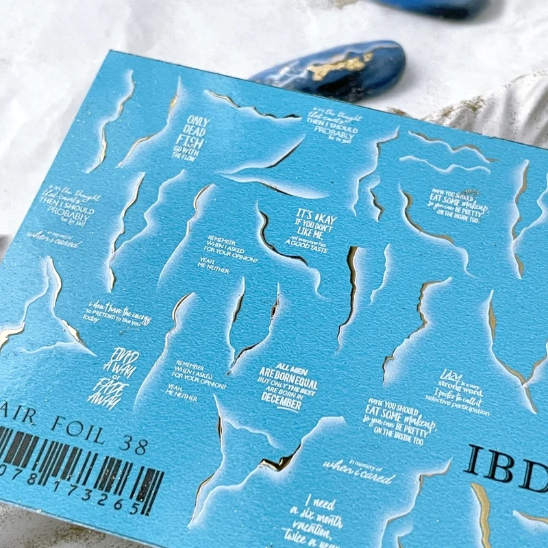 Sticker Air Foil 38 von IBDI Nails