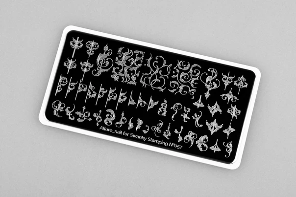 Stamping Platte Schablone Nr. 057 von Swanky