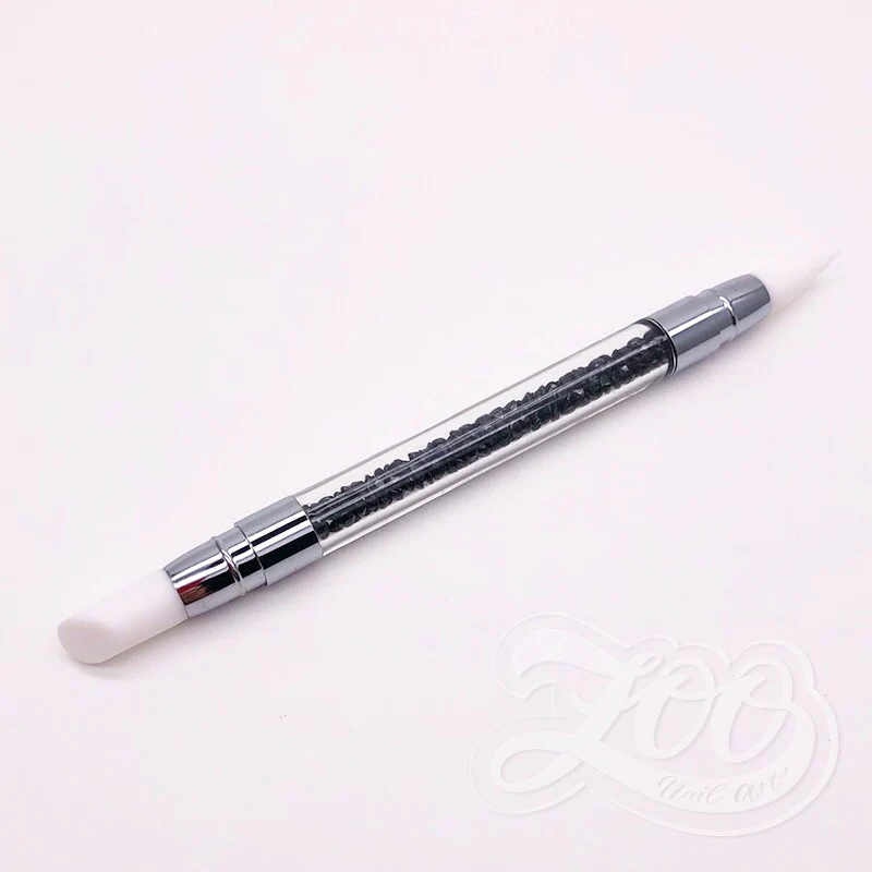 SCHWARZ - Nailart Pinsel SILICON