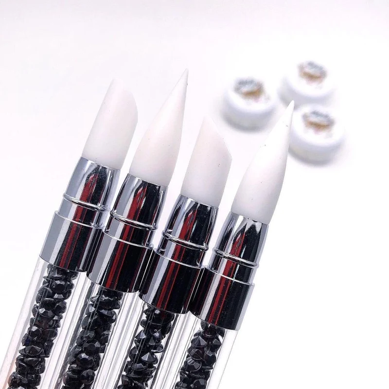 SCHWARZ - Nailart Pinsel SILICON