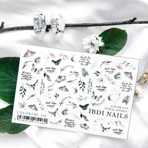 Sticker COLORFUL Nr.112 von IBDI Nails