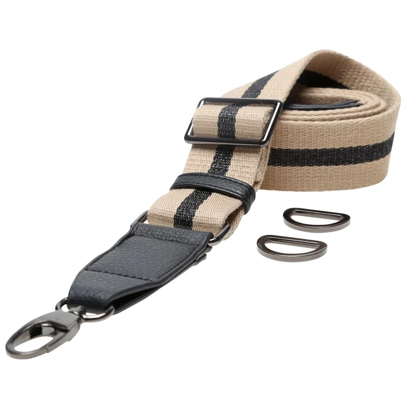 Schulterriemen für Taschen aus Baumwolle - Justierbar 80–125 cm x 38 mm