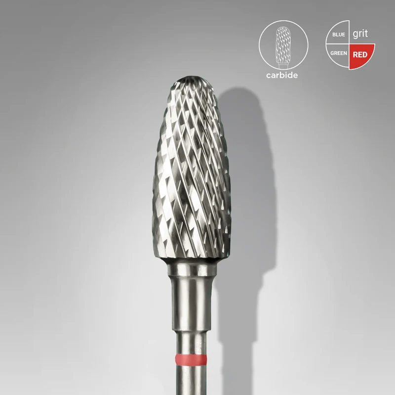 Hartmetall Birne 6,0 mm rot Fräseraufsatz STALEKS