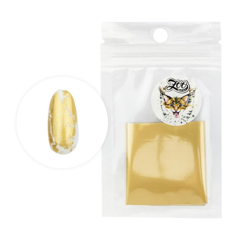 HELLGOLD MATT - Nailart Folie ZooNail