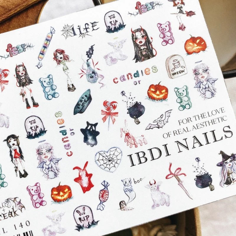 Sticker COLORFUL Nr.140 von IBDI Nails