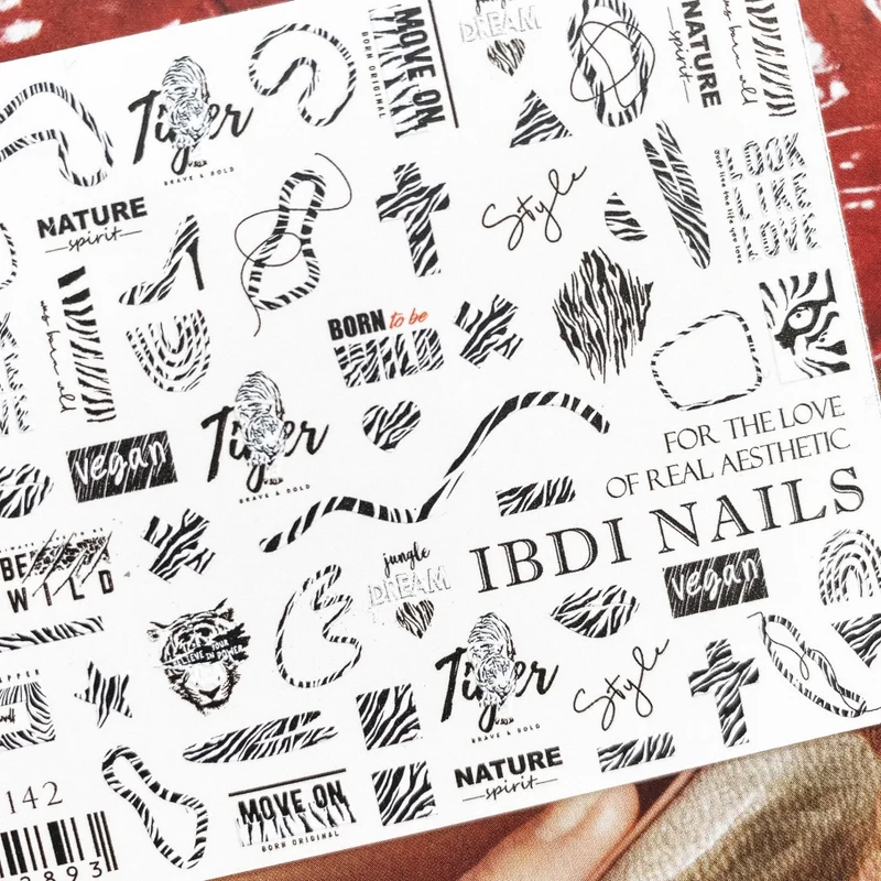 Sticker COLORFUL Nr.142 von IBDI Nails