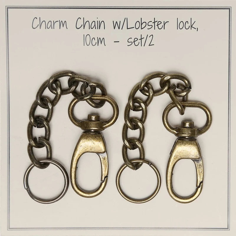 Charmkette mit Karabinerhaken - 10cm