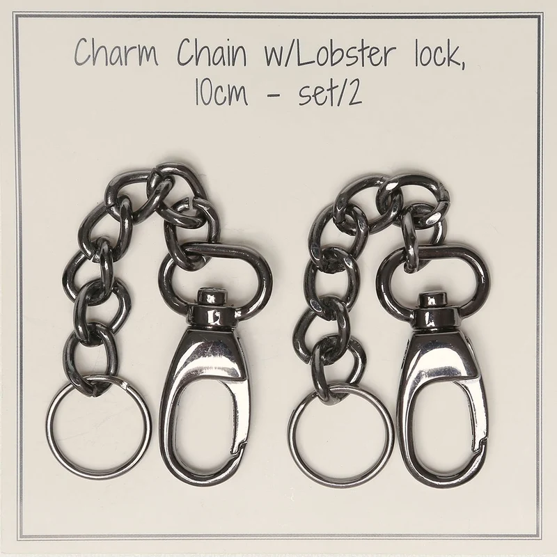 Charmkette mit Karabinerhaken - 10cm