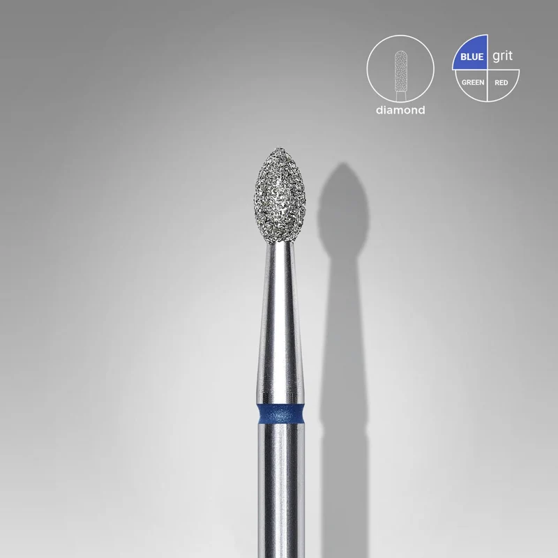 Spitze Elipse 1,8 mm bis 2,5 mm blau Fräseraufsatz STALEKS