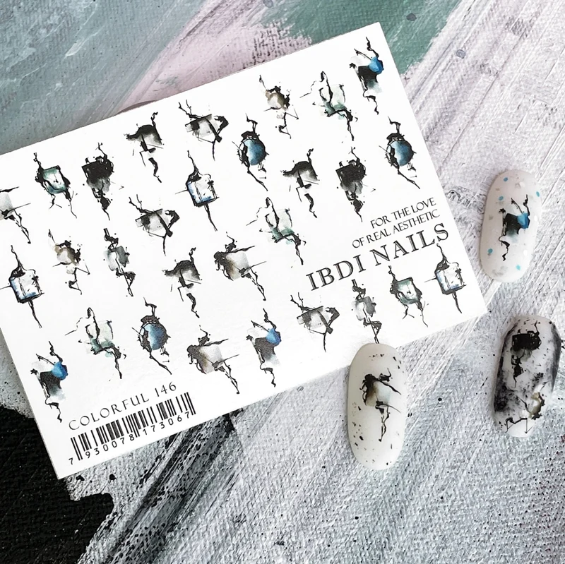 Sticker COLORFUL Nr.146 von IBDI Nails