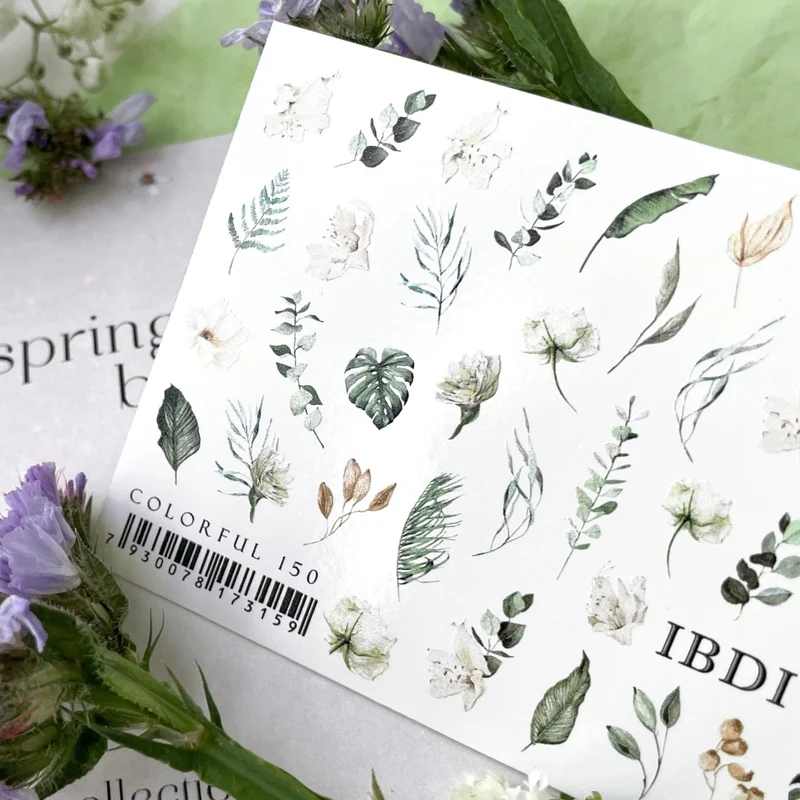 Sticker COLORFUL Nr.150 von IBDI Nails