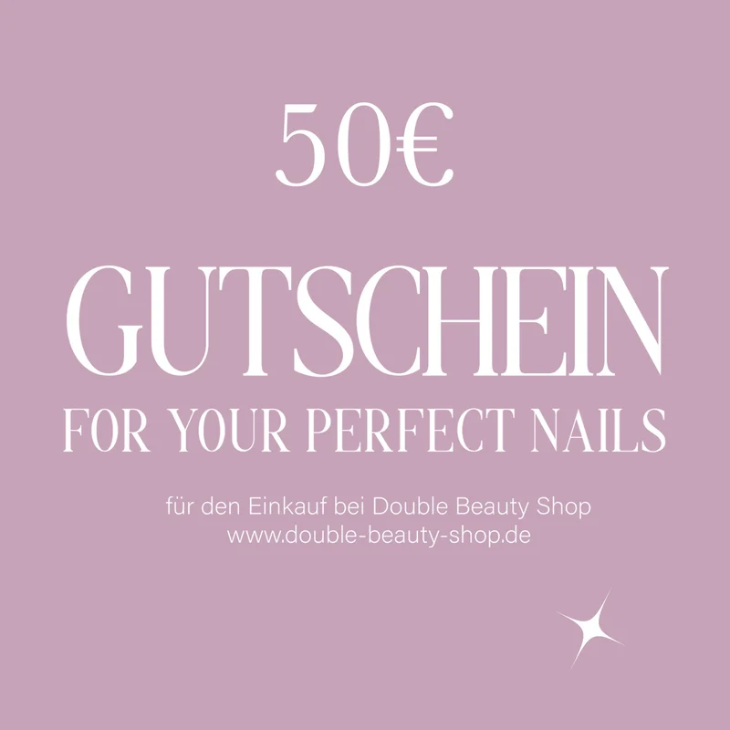 GUTSCHEIN 50€ für den Einkauf bei Double Beauty Shop