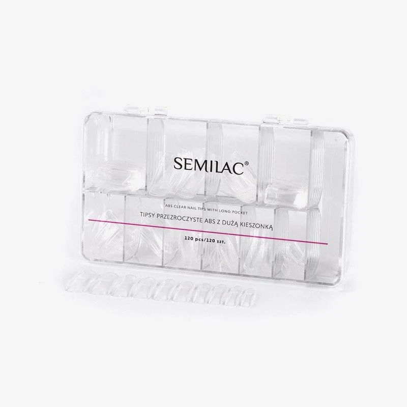 Tips Box Klar Semilac 120 st.