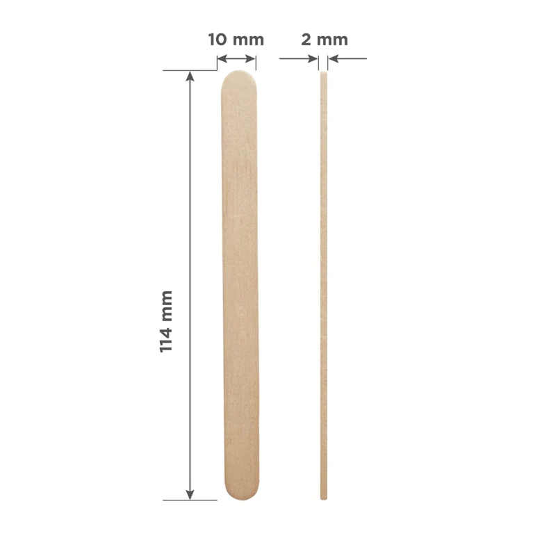 Holzwachs-Applikatorstab / Spachtel für Sugaring (100 Stück) STALEKS EXPERT DSW