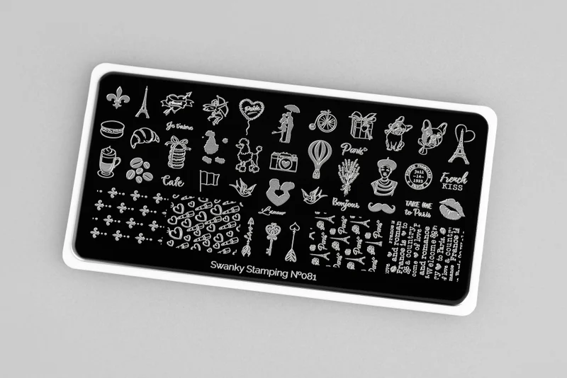 Stamping Platte Schablone Nr. 081 von Swanky