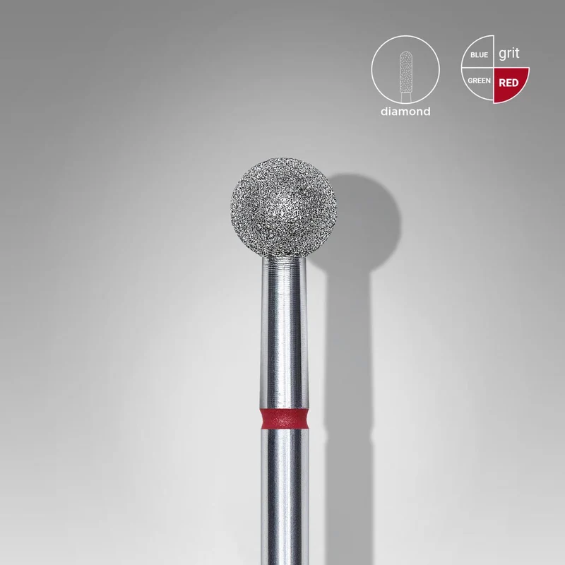 Kugel 2,7mm bis 5mm rot Fräseraufsatz STALEKS