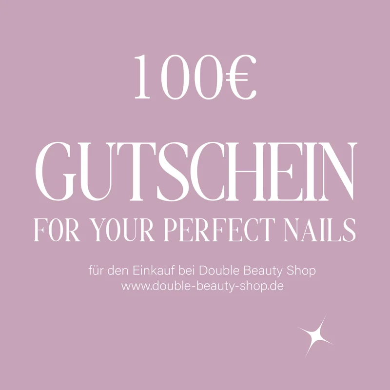 GUTSCHEIN 100€ für den Einkauf bei Double Beauty Shop