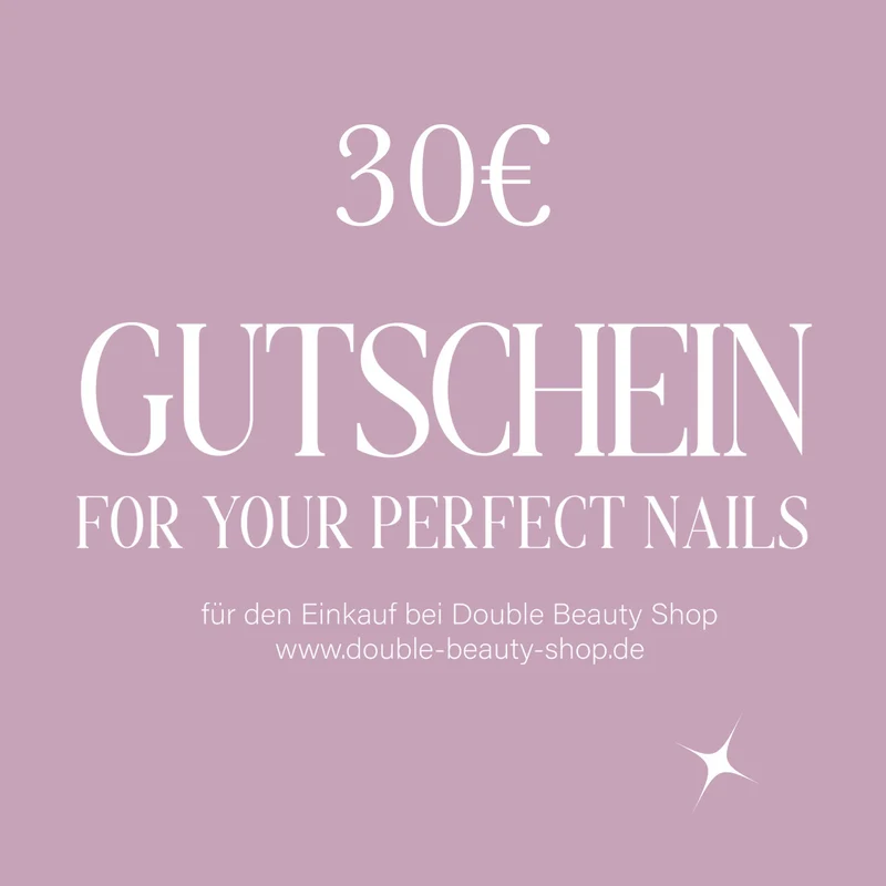 GUTSCHEIN 30€ für den Einkauf bei Double Beauty Shop