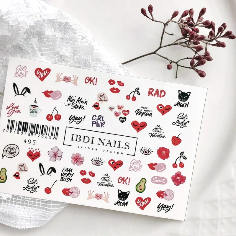 Sticker Nr. 495 von IBDI Nails