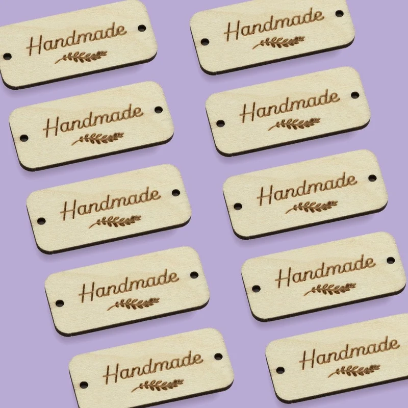 Labels aus Holz - Handmade